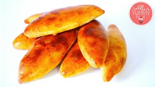 Russian Piroshki with Cabbage  Piroshki Recipe  Пирожки с капустой [upl. by Namar]