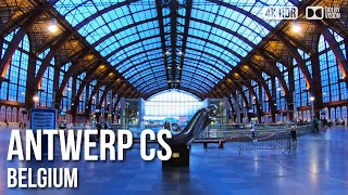 Antwerp Central Railway Station  🇧🇪 Belgium 4K HDR Walking Tour [upl. by Aili293]