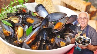 Steamed Mussels in White Wine Recipe [upl. by Ada]