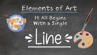 Art Education  Elements of Art  Line  Getting Back to the Basics  Art For Kids [upl. by Urbain]