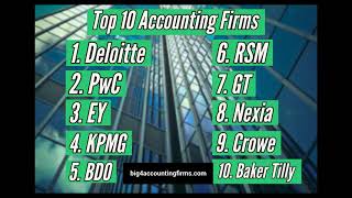 Top 10 Accounting Firms 2021 [upl. by Adelaide521]