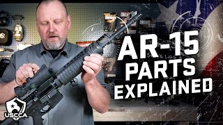 AR 15 Gun Parts Explained Beginners Guide [upl. by Flore]