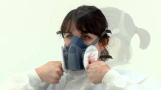 Fitting 3M™ 7500 Series Reusable Respirators [upl. by Irtak]