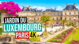 LUXEMBOURG GARDENS Jardin du Luxembourg  Paris France 4K [upl. by Akyeluz]