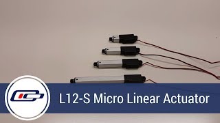 L12S Micro Linear Actuator Product Overview [upl. by Oatis]