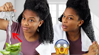 How To Use Aloe Vera For Fast Natural Hair Growth [upl. by Akirret853]