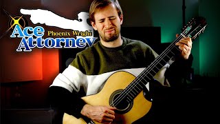 Godots Theme  ACE ATTORNEY  The Fragrance of Dark Coffee  Classical Guitar Cover [upl. by Simmonds849]