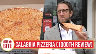 Barstool Pizza Review  Calabria Pizzeria amp Restaurant Livingston NJ 1000th Review [upl. by Adkins]