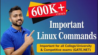 L16 Imp Linux CommandsOperating System  Must Watch for CollegeUniversity amp Competitive exams [upl. by Eidroj60]