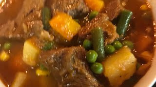 OLD SCHOOL BEEF STEW [upl. by Trinia957]