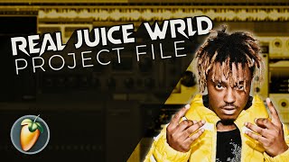 REAL JUICE WRLD Project File FREE DOWNLOAD w Actual Juice VOX  FL STUDIO [upl. by Yci]