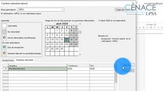 MS Project Configurar el Calendario Laboral [upl. by Eladnor]