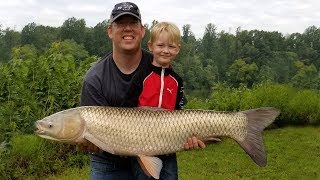 Fishing for Grass Carp  How to catch grass carp  Carp fishing tips and techniques [upl. by Bedell]