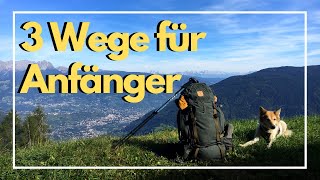 Fernwandern  3 Fernwanderwege für Anfänger [upl. by Enelrae]