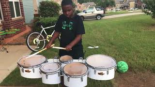 Awesome Drummer Jig 2 Quad Part Atlanta Drum Academy [upl. by Ardnikal]