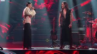 Sanremo 2021 Maneskin cantano AMANDOTI feat Manuel Agnelli [upl. by Gall]