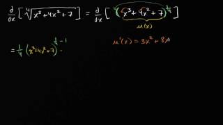 Radical functions differentiation  Derivative rules  AP Calculus AB  Khan Academy [upl. by Eyram]