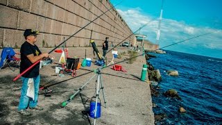 Iniciacion a la pesca de surfcasting [upl. by Naesed]