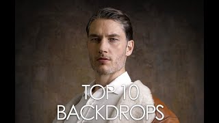 Top 10 Backdrops for Portrait Photography [upl. by Eade]