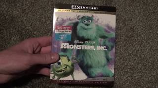 DisneyPixar Monsters Inc 4K Ultra HD BluRay Unboxing [upl. by Thackeray]