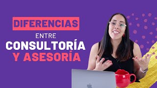 📌 DIFERENCIAS entre CONSULTORÍA y ASESORÍA  Para marcas personales [upl. by Latimer92]