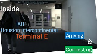 Houston Intercontinental Airport IAH  Walking Through International Arrivals and Connecting [upl. by Edwine602]