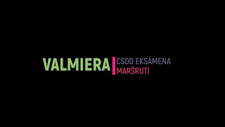 VALMIERA  CSDD eksāmena maršruti [upl. by Atnes195]