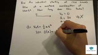 Physics Lecture Uniform Acceleration Motion [upl. by Aical]