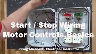 Start Stop wiring Basics [upl. by Eissim]