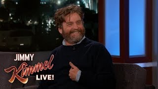 Zach Galifianakis on David Letterman amp ALF [upl. by Ellainad]