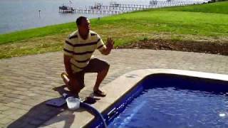 How to vacuum an Inground Pool Video [upl. by Calandra]