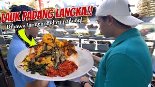 GILA WARUNG PADANG INI JUAL LAUK PADANG PALING LANGKA [upl. by Aivatnuhs]