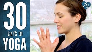 Day 20  Heart Practice  30 Days of Yoga [upl. by Llerehc]