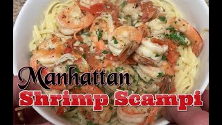 Linguini Shrimp Scampi Manhattan Style l How to Cook Shrimp Scampi in 10 Minutes [upl. by Hirschfeld]