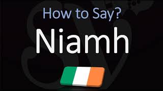 How to Pronounce Niamh CORRECTLY Irish Names Pronunciation [upl. by Arde]