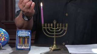 Jewish Traditions  How to Light the Menorah [upl. by Nuawad]