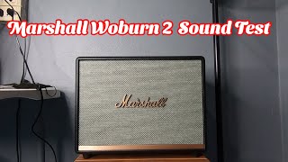 marshall woburn 2 sound test [upl. by Eronel]