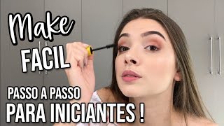 TUTORIAL MAKE BÁSICA PARA INICIANTES  PASSO A PASSO [upl. by Nivonod]