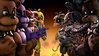 FNaF Ignited vs Five Nights at Freddys Animatronics [upl. by Iglesias927]