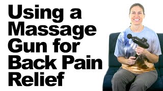 How to Use a Percussion Massage Gun for Back Pain Relief [upl. by Wernher295]