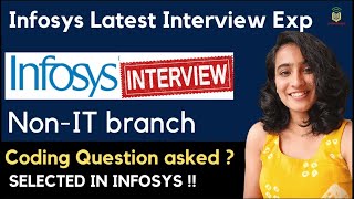 Infosys Latest Interview Experience DIVYA  Infosys Actual Interview Experience [upl. by Laina]