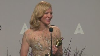 Cate Blanchett talks about winning Best Actress [upl. by Allister]