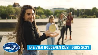 Die vier GOLDENEN CDs  Alia Ilaria Olga und Karl  DSDS 2021 [upl. by Awjan]