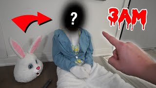 WE FINALLY UNMASKED EASTER BUNNY AT 3 AM YOU WONT BELIEVE WHO IT IS [upl. by Niboc]