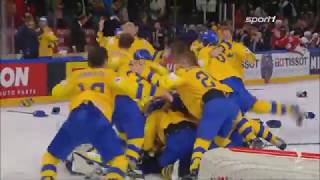 Eishockey WM 2018  Schweden vs Schweiz 32  Finale Highlights Sport1 [upl. by Arluene]