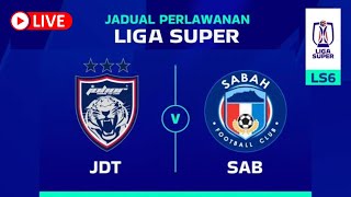 JDT vs SABAH FC  LIGA SUPER MALAYSIA 2023  LIVE [upl. by Justen]