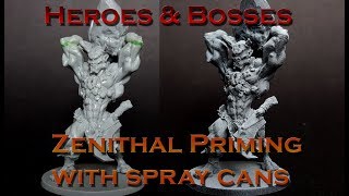 Painttech 07  Zenithal Priming with Spray Cans [upl. by Ogawa]