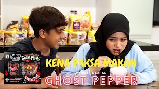 GHOST PEPPER CHALLENGE   MARSYA KENA PAKSA MAKAN DGN AM [upl. by Ruthie]