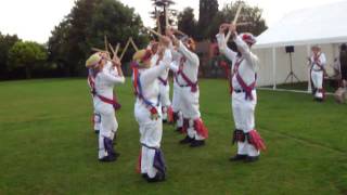 Morris dance in Botley Jenny Lind with sticks [upl. by Demaria682]