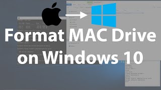 How To Format Mac Drive On Windows 10 [upl. by Tombaugh15]